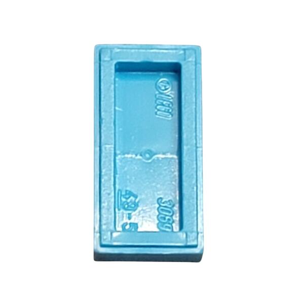 LEGO Smartphone Medium Azure Blue 1x2 Tile 3069pb0854 Replacement Parts Pieces‎ - Picture 2 of 2